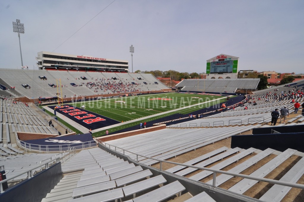 Seating Section S1 | Vaught-Hemingway Stadium | Ole Miss Football